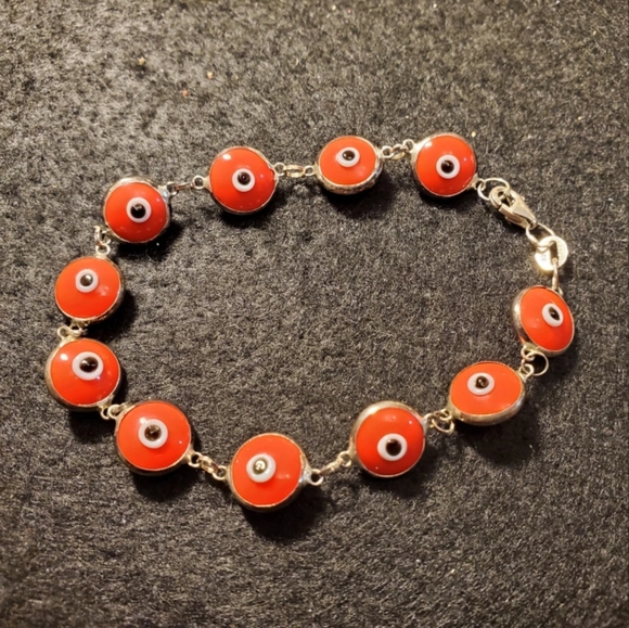 Vtg. Evil Eye Bracelet - Picture 2 of 4